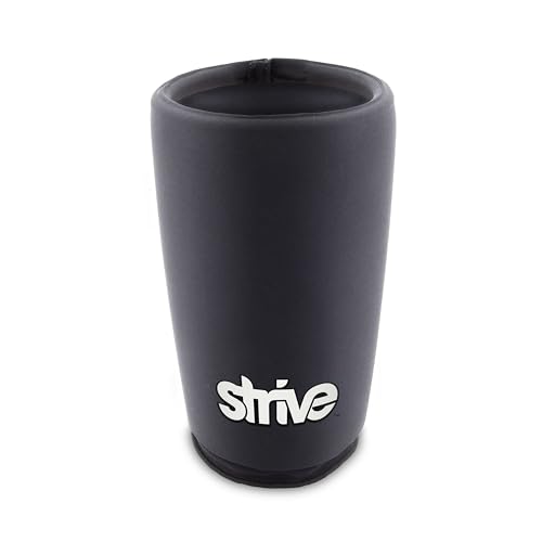 Strive Knee and Thigh Wrap, Hot & Cold Therapy, Gel Compression, XL, Black - size: XL Knee/Thigh