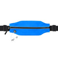 Running Belt Fanny Pack Men and Women Slim Running Bag Money Belt - color: Bright Blue