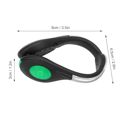 LED Shoes Clip Lights, USB Charging Clip On Shoe Lights, Safety Night Running Gear for Walking Jogging Biking Cycling Biking Accessories - color: Green