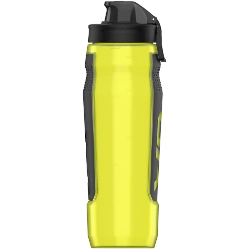 Under Armour 32oz Playmaker Squeeze Water Bottle - color: Hi-Vis Yellow