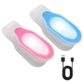 Nurse Night Light Rechargeable LED Clip on Flashlight for Night Shift - color: Pink and Blue