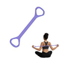 Figure 8 Fitness Resistance Band for Women - color: Purple