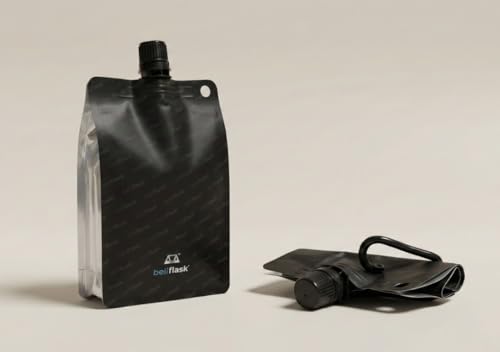 BellFlask 15oz Flexible Plastic Flask - 3-Pack Camo with Plastic Carabiner - color: Camouflage