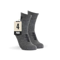 HOLLOW Alpaca Ankle Socks Men & Women, Moisture Wicking - color: Grey, size: Large