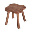 Wooden Step Stool for Adults Upgraded11.6inch Small Wooden Stool with Four Detachable and Assembled Legs for Bathroom, Kitchen, Bedroom, Plant Stand (Natural Solid Wood top and Legs)