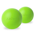 Massage Lacrosse Balls for Myofascial Release (2Pack,Yellowish Green) - color: Yellowish Green