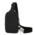 Ausion Fanny Pack Waist Bag for Men&Women Adjustable Belt Hip Bum Bag Fashion Water Resistant Hiking Waist Bag for Traveling Casual Running Hiking Cycling - color: sling bag-black