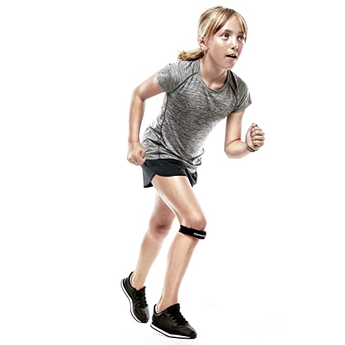 Rehband UD Knee Strap Junior, Colour:Black - 1 Pair, Size:One Size - color: Black - 1 Pair