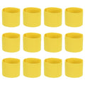 Soccer Captain Armband Elastic Wrist Arm Bands Adjustable Player Team Leader Anti-Slip Badge Sports Accessories - color: Light Yellow