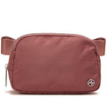 Pander Crossbody Belt Bag for Women and Men, Travel and Everyday Use - color: Mauve