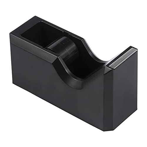 JAM PAPER Colorful Desk Tape Dispensers - Black - Sold Individually - color: Black, size: Pack of 1