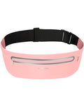 Running Belt for Women & Men-Ultra Light Slim Running Belts - color: Pink