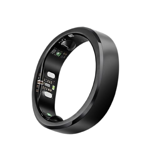 RingConn Gen 3 Smart Ring - Vascular Trends(Size 13, Matte Black) - color: Matte Black, size: 13