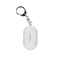 SABRE 2-in-1 Personal Alarm with LED Light, 130dB Personal Safety Siren, Snap Hook for Instant Access, 1,250 Foot (381 Meters) Range, Compact Design for Easy Attachment to Purse, Bag, or Keys - color: White