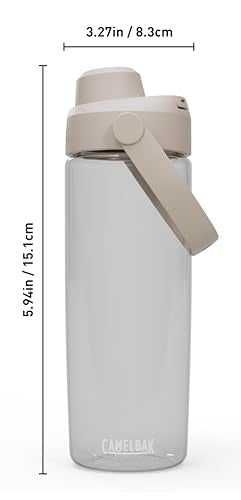CamelBak Thrive Chug Water Bottle, High Flow Lid Design for Quick Everyday Hydration and Active Use, 20oz, Clear - color: Clear, size: 20 Ounces