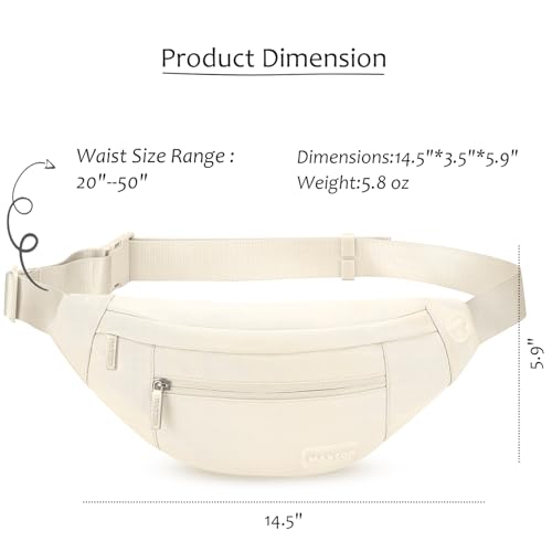 Small Aprocot Cross Body Bag Fashion Shoulder Fanny Pack for Women - color: Apricot, size: Large