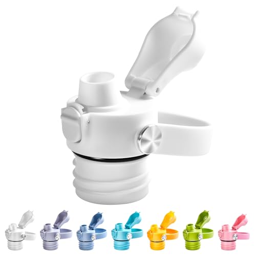 XACIOA Replacement Flip Lid for Hydro Flask Standard Mouth Bottle - color: White