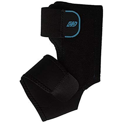 DonJoy DA161AB01-BLK-S, M Stabilizing Ankle Brace, Lightweight Low Profile, Dual Compression Strap for Strain, Sprain, Arthritis, 7.5" to 9.5" - size: Small to Medium, 7.5" to 9.5"