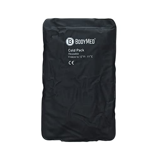BodyMed Heavy Duty Reusable Urethane Ice Pack for Knee, Arm, Elbow, Shoulder, Back - Professional Grade Cold Therapy for Injuries, Aches, Swelling, Bruises, Sprains - 12 in. x 7 in. (Half) - size: 12 Inch x 7 Inch (Half)