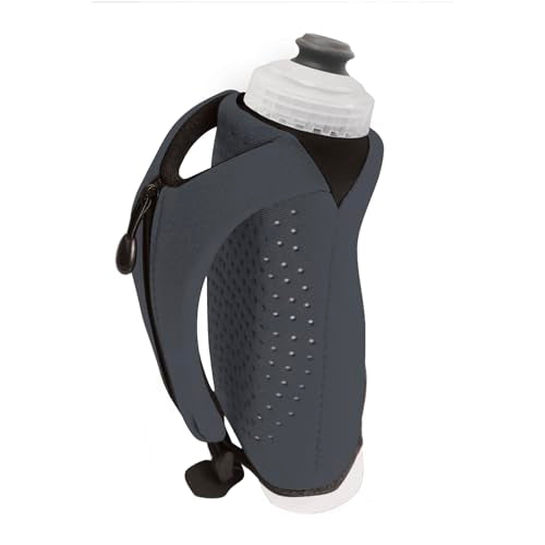 Amphipod Hydraform Ergo-Lite Handheld Water Bottle, Insulated - 10.5 oz - color: Charcoal, size: 10.5 Ounces