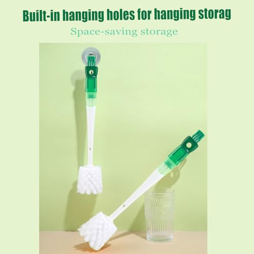 Water Bottle Cleaner Brush,Bottle Scrubber Brush for Cleaning Bottles Set