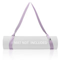 Slim Panda Yoga Mat Strap, Adjustable Soft Cotton Carrier - color: Lavender, size: 72 inches
