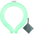 Neck CoolingTube with Insulated Bag, Reusable Ice Coolers Wearable Cooling Products, Neck Ice Coolers for HotWeather (Green) - color: Green