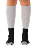 Comrad Knee High Compression Socks - color: Grey/Black Colorblock, size: Small