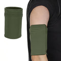 Cell Phone Armband Sleeve, Universal Sports Arm Band Army Green - color: Olive Green