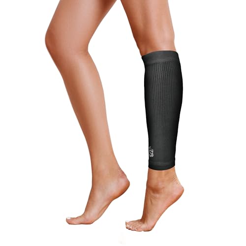 Vital Salveo Graphene Recovery Calf Sleeve - Compression Support for Post-Exercise Recovery,Pain Relief (1 PC) - size: Small