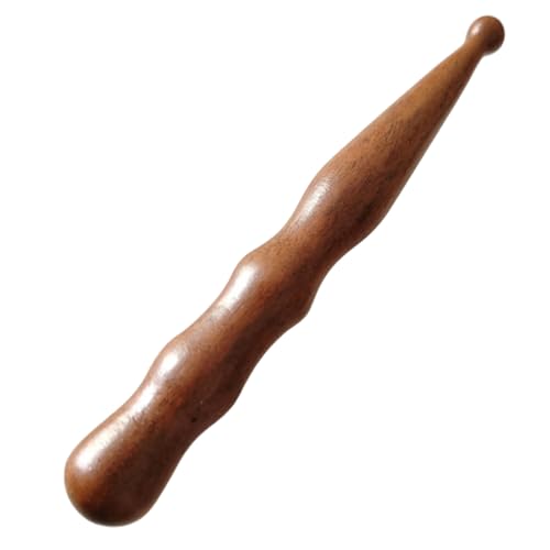 Wooden Acupoint Massage Pen, Hand Foot Meridian Acupressure Stick - size: Portable