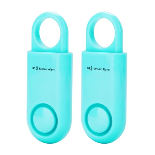 2 Pack Personal Alarm Replaceable Battery | Ultra-Lightweight 0.7 oz - color: Aqua