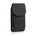 Leather Cell Phone Holster for Belt, Phone Pouch Belt Holder fits for iPhone 17 Pro Max 16 Pro Max 15 Pro Max 14 Pro Max 13 Pro Max Samsung Galaxy S25 Edge S24 Ultra Case with Belt Clip (Grey) - color: Grey