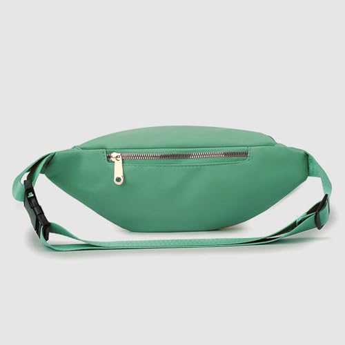 Fanny Pack Waist Pack for Women, Waterproof Waist Belt Bag for Running Sports Travel - Green - color: F Green