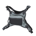MGFLASHFORCE Chest Bag for Men and Women, Chest Rig Pack Front EDC Pouch - color: Grey