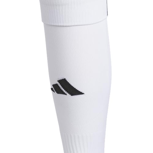 adidas Team Speed Over-the-Calf Soccer Socks or Calf Sleeves 1 Pair - color: White/Black/5/Calf Sleeve, size: Large, style: Calf Sleeve