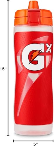 Gatorade Kitchen Gx Bottle , Plastic, Red, 30oz - color: Red