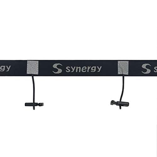 Synergy Running/Triathlon Race Day Number Belt - color: Black 25 1-Pack