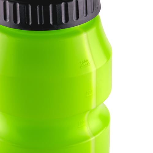 Cannon Sports 1 Liter Sports Water Bottle, 2 Lids, BPA-Free (Lime Green) - color: Lime Green