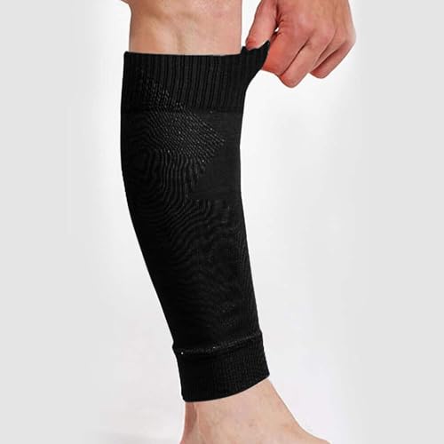 COUVER Unisex Long Leg Compression Sleeves - color: Black, size: Medium