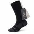 2XU unisex-adult Vectr Full Length Sock - color: Black/Titanium, size: Medium