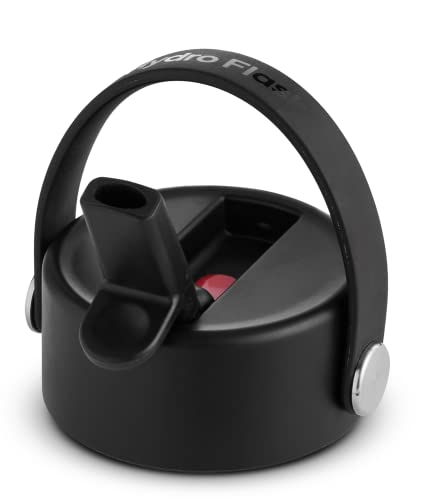 Hydro Flask Wide Mouth Lids- Accessory for Wide Mouth Water Bottle - color: Black, style: Flex Straw Cap
