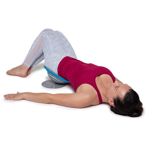 OPTP Pelvic Rocker Core Trainer, Pelvic Floor Training Disc, Blue, 3" x 11"