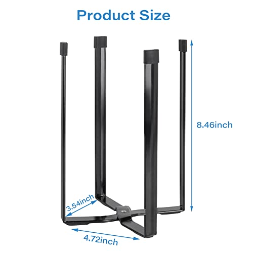 Bottle Drying Rack, Plastic Bag Drying Rack for Kitchen Countertop (Black) - color: Black
