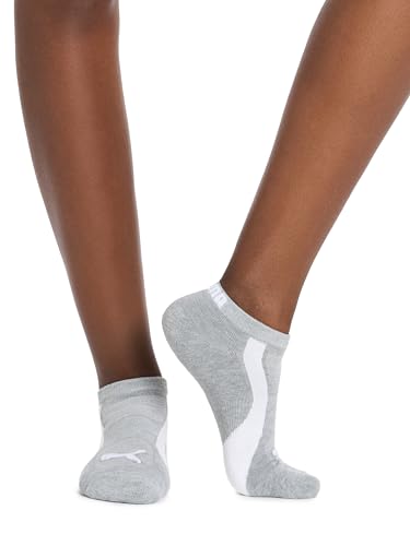 PUMA Women's Low Cut Socks (6-Pack) - color: Black/White/Grey