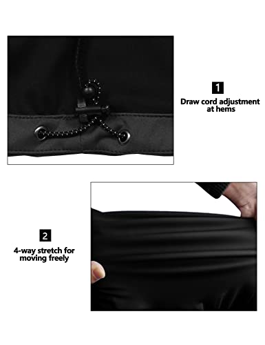 Little Donkey Andy Women's Lightweight Softshell Vest - color: Black-reflective, size: Small