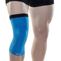 Zensah Compression Knee Sleeve - Knee Brace to Relieve Knee Pain and Treat Runners Knee for Men and Women - color: Blue, size: Medium