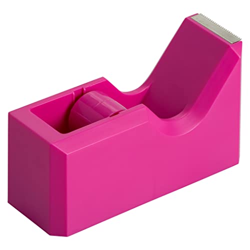 JAM PAPER Colorful Desk Tape Dispensers - Pink - Sold Individually - color: Pink, size: Pack of 1