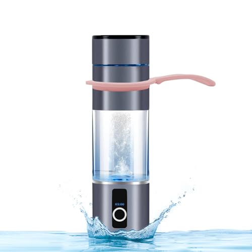 2 Pack Hydrogen Water Bottle Holder,Hydrogen Water Generator Cup Strap,Ion Water Bottle Covers,Soft Durable Silicone Cup Handle for Any 12，13,14,15oz Bottle Handheld for Running Bike, Gym Or Jogging