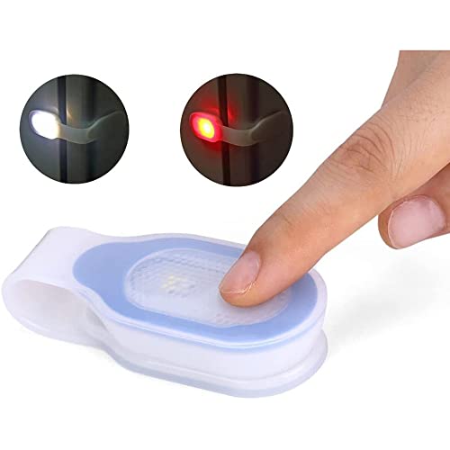 ALONEFIRE LED Flashlights Clip on Flashlight Night Safely Nursing Night Light Hands Free Strong Magnetic to Grip Clothing with a Keychain Flashlight for Walking Running Sports Outdoor Emergency - color: Yellow